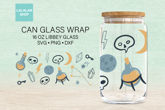 Celestial Libbey Glass 16oz Wrap