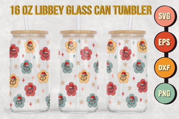 Funny Christmas Grinch SVG 16oz Libbey