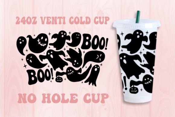 Halloween Boo Spooky No Hole SVG