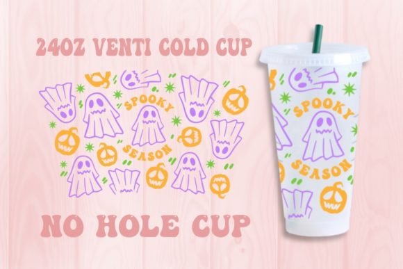 Halloween Spooky Season No Hole Svg