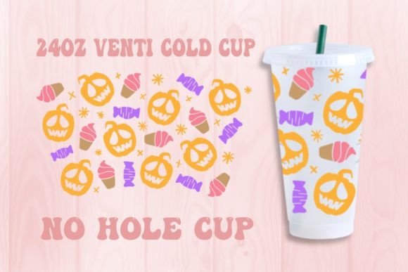 Halloween Trick or Treat No Hole Svg