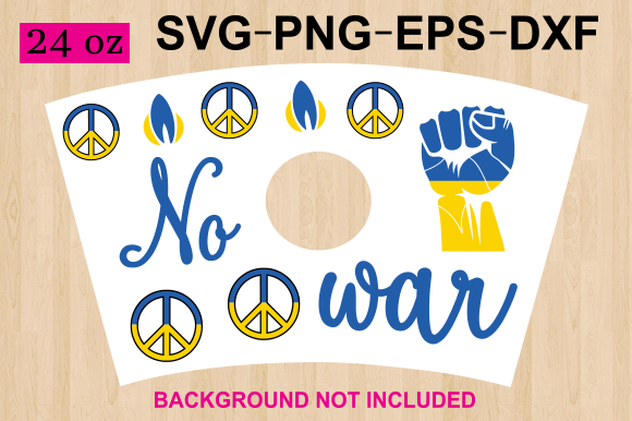 No War Starbucks Cup Wrap