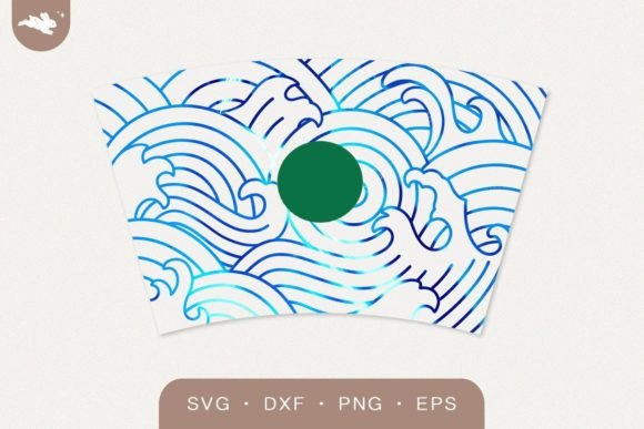 Ocean Waves Cup Wrap