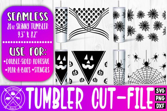 SVG Halloween Tumbler Wrap Bundle