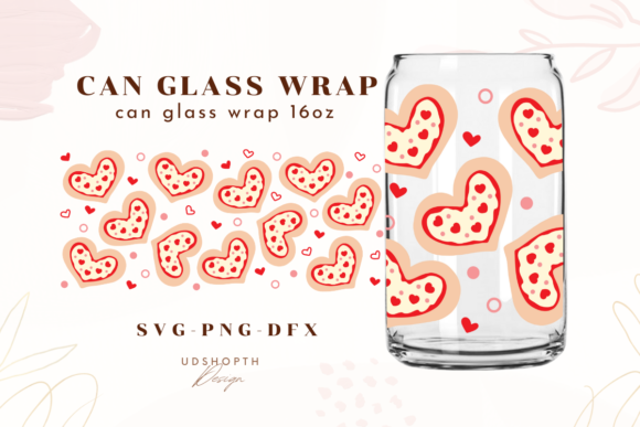 Valentine SVG Wrap for Libbey Glass